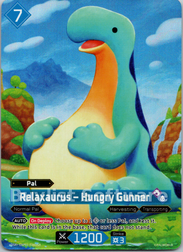 Relaxaurus – Hungry Gunner