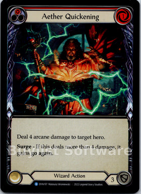 Aether Quickening (Red) [DYN197] [Dynasty] Rainbow Foil