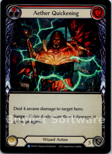 Aether Quickening (Red) [DYN197] [Dynasty] Rainbow Foil