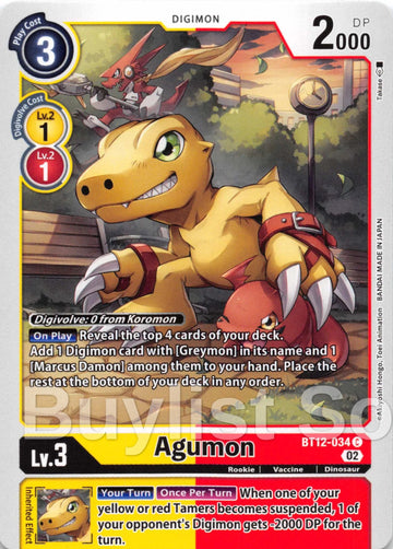 Agumon [BT12-034] [Across Time]