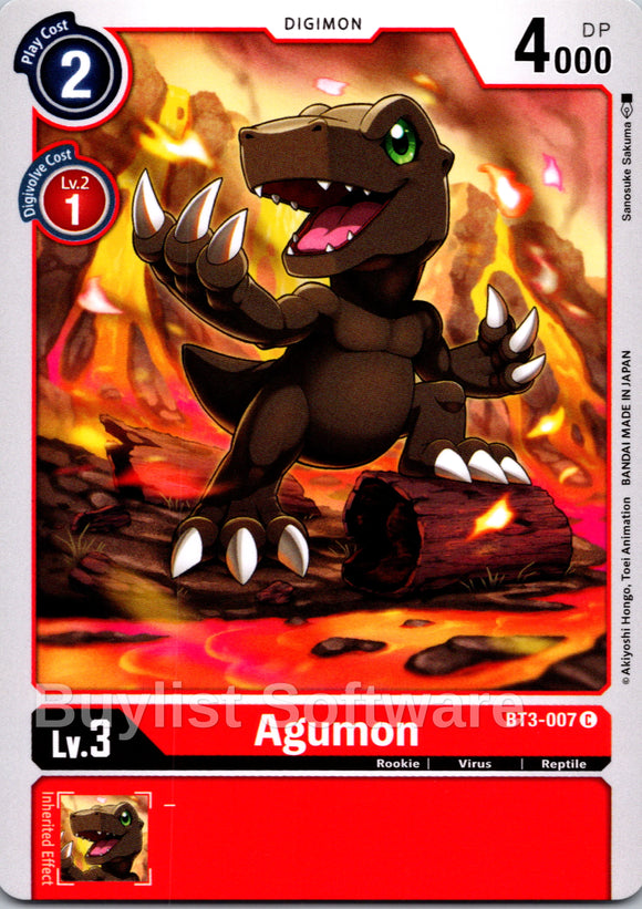Agumon - BT3-007 [BT3-007 C] [Release Special Booster 1.5]
