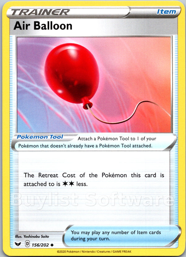 Air Balloon [156/202] [Sword & Shield Base Set]