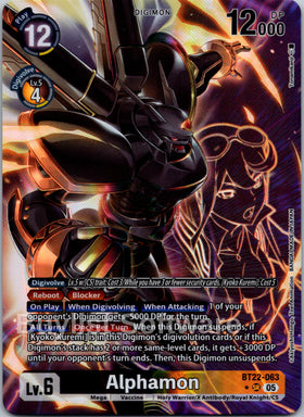 Alphamon (Alternate Art) [BT22-063] [Cyber Eden] Foil