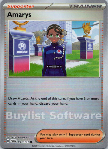 Amarys (Poke Ball Pattern) [093/131] [Prismatic Evolutions] Holofoil