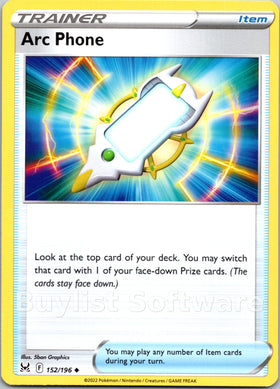 Arc Phone [152/196] [Lost Origin]
