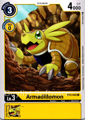 Armadillomon - BT3-032 [BT3-032] [Release Special Booster 1.5]