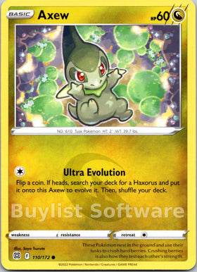 Axew [110/172] [Brilliant Stars]