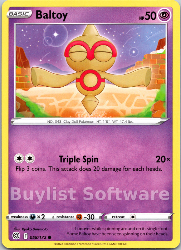 Baltoy [058/172] [Brilliant Stars]