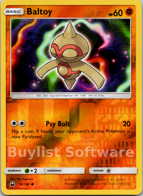 Baltoy [78/168] [Celestial Storm] Reverse Holofoil
