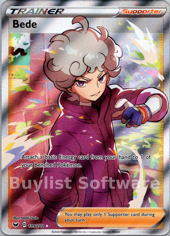 Bede [199/202] [Sword & Shield Base Set] Holofoil