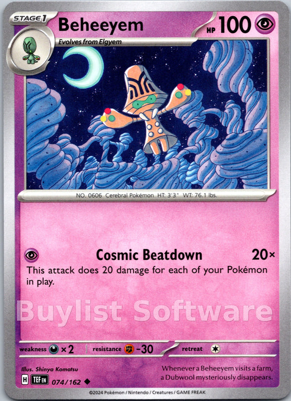 Beheeyem [074/162] [Temporal Forces]