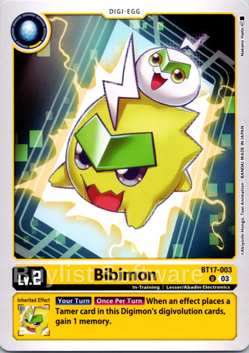 Bibimon [BT17-003 U] [Secret Crisis]