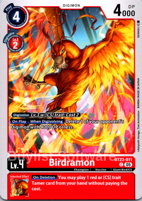 Birdramon [BT23-011] [Hackers' Slumber]