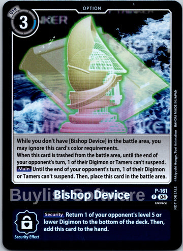 Bishop Device (-Chain of Liberation- Upgrade Pack [P-161 P] [Digimon Promotion Cards] Foil