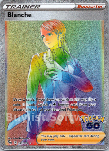 Blanche [082/078] [Pokemon GO] Holofoil