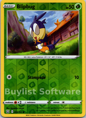Blipbug [017/163] [Battle Styles] Reverse Holofoil
