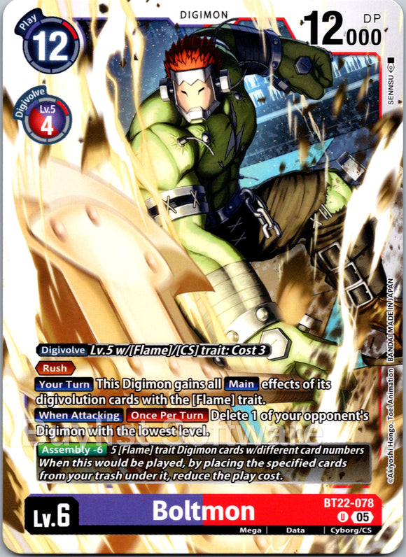 Boltmon [BT22-078] [Cyber Eden]