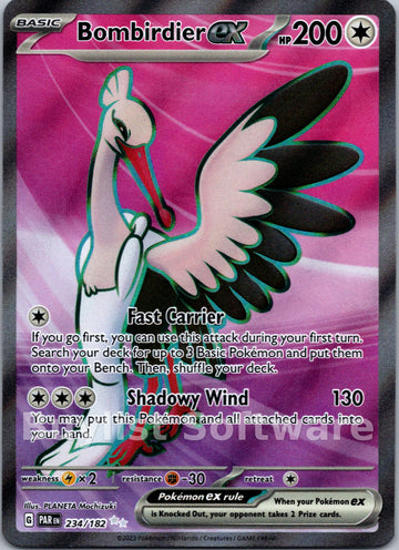 Bombirdier ex [234/182] [Paradox Rift] Holofoil