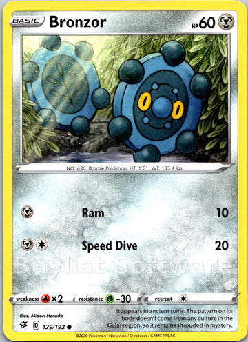 Bronzor [129/192] [Rebel Clash]