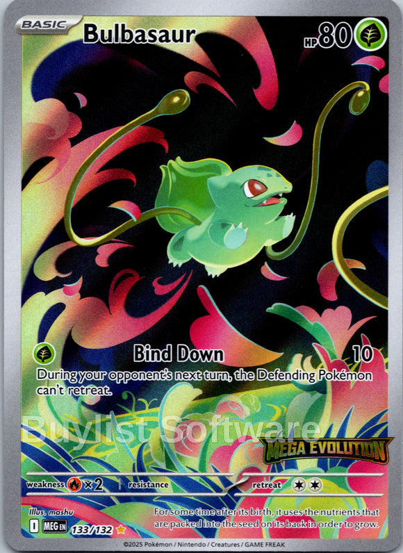 Bulbasaur (Mega Evolution Stamped) [133/132] [Mega Evolution] Holofoil