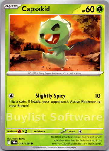 Capsakid [027/198] [Scarlet & Violet Base Set]