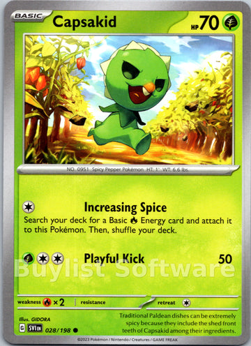 Capsakid [028/198] [Scarlet & Violet Base Set]