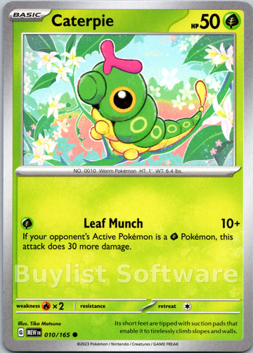 Caterpie [010/165] [Scarlet & Violet 151]