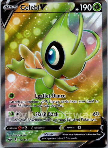 Celebi V [160/198] [Chilling Reign] Holofoil
