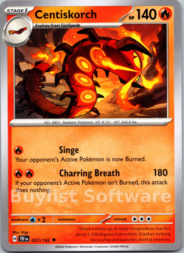 Centiskorch [037/162] [Temporal Forces]