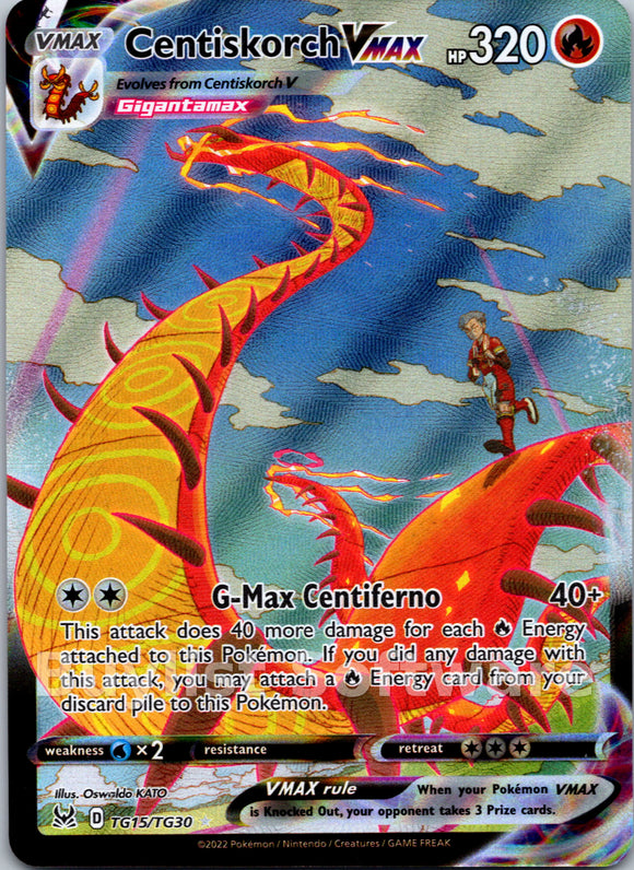 Centiskorch VMAX [TG15/TG30] [Lost Origin Trainer Gallery] Holofoil