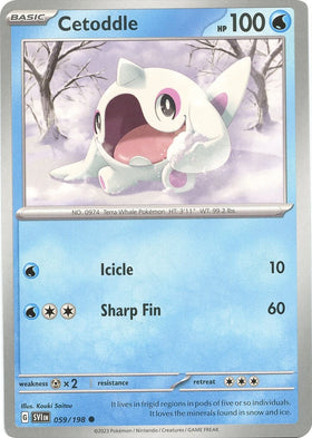 Cetoddle [059/198] [Scarlet & Violet Base Set] Reverse Holofoil