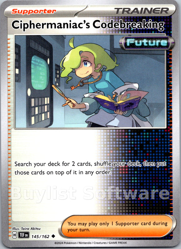 Ciphermaniac's Codebreaking [145/162] [Temporal Forces]