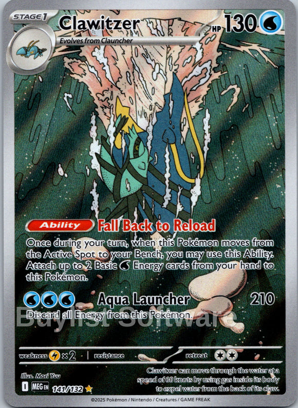 Clawitzer [141/132] [Mega Evolution] Holofoil