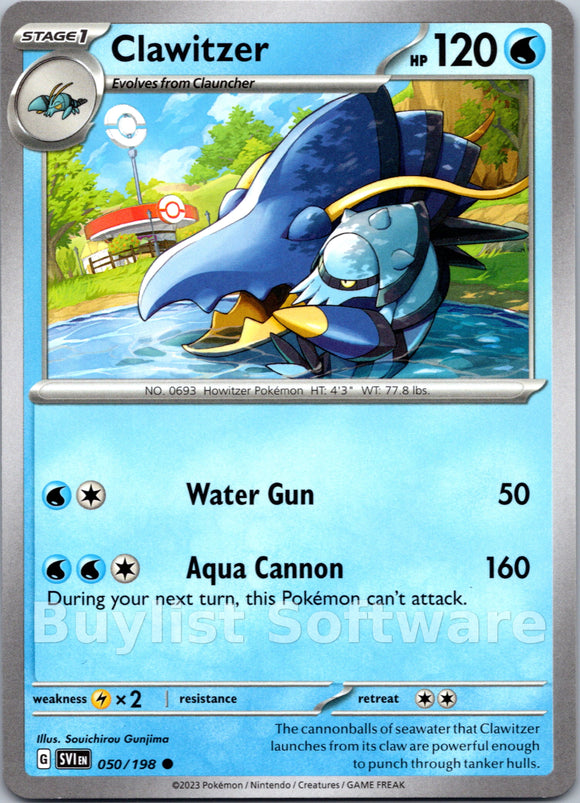 Clawitzer [050/198] [Scarlet & Violet Base Set]