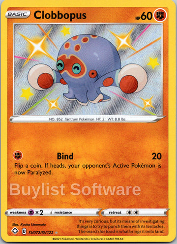 Clobbopus [SV072/SV122] [Shining Fates: Shiny Vault] Holofoil