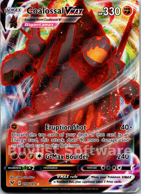 Coalossal VMAX [099/185] [Vivid Voltage] Holofoil