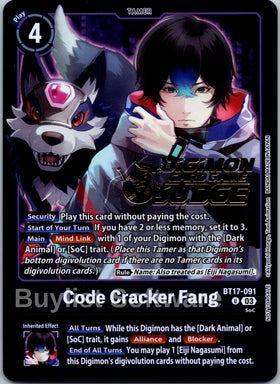 Code Cracker Fang (Judge Pack 6) [BT17-091] [Secret Crisis] Foil