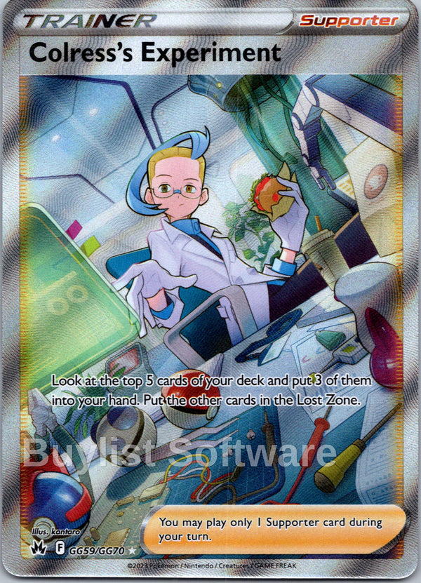 Colress's Experiment [GG59/GG70] [Crown Zenith: Galarian Gallery] Holofoil