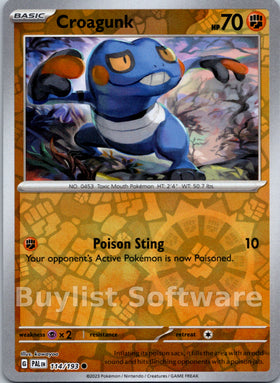 Croagunk [114/193] [Paldea Evolved] Reverse Holofoil