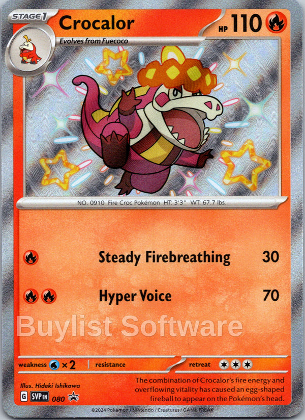 Crocalor [080] [Scarlet & Violet Promo Cards] Holofoil
