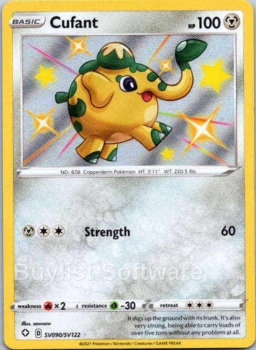 Cufant [SV090/SV122] [Shining Fates: Shiny Vault] Holofoil