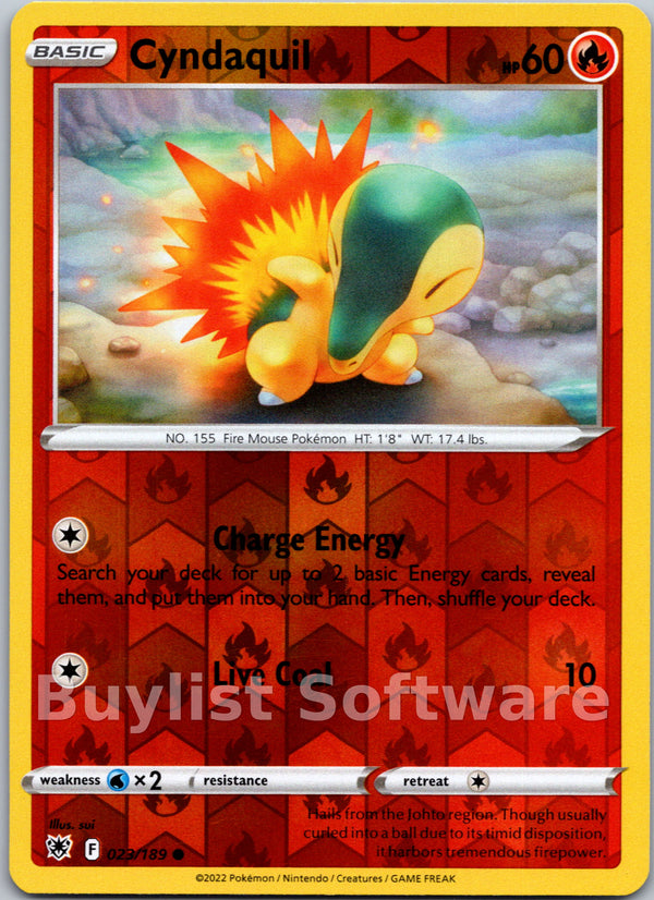 Cyndaquil [023/189] [Astral Radiance] Reverse Holofoil