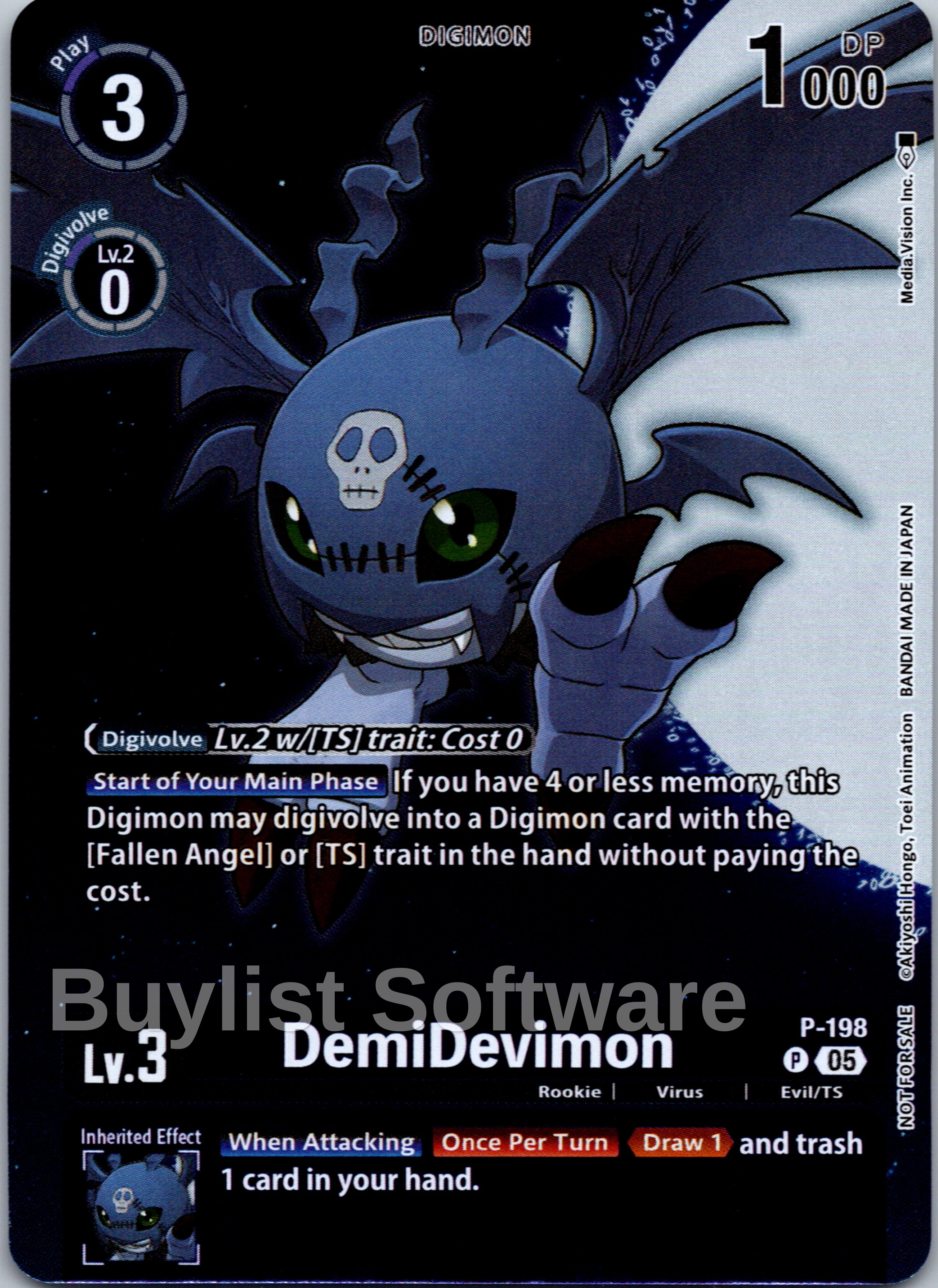 DemiDevimon (Digimon Story: Time Stranger Promo Pack) [P - 198] [Digim