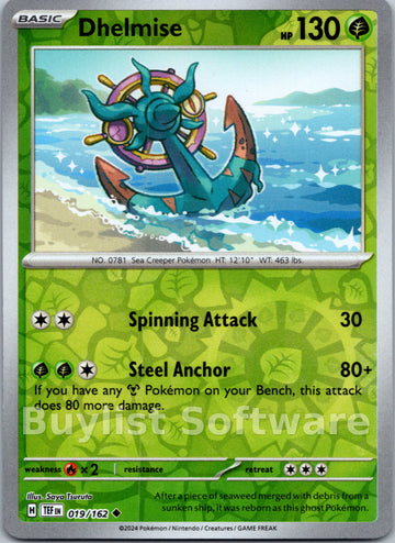 Dhelmise [019/162] [Temporal Forces] Reverse Holofoil