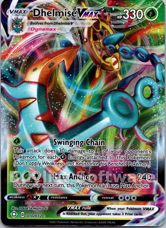 Dhelmise VMAX [010/072] [Shining Fates] Holofoil