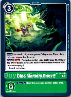 Dino Memory Boost! [BT7-102] [Next Adventure]