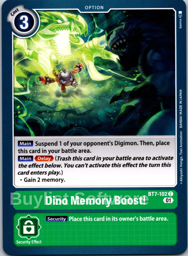 Dino Memory Boost! [BT7-102] [Next Adventure]