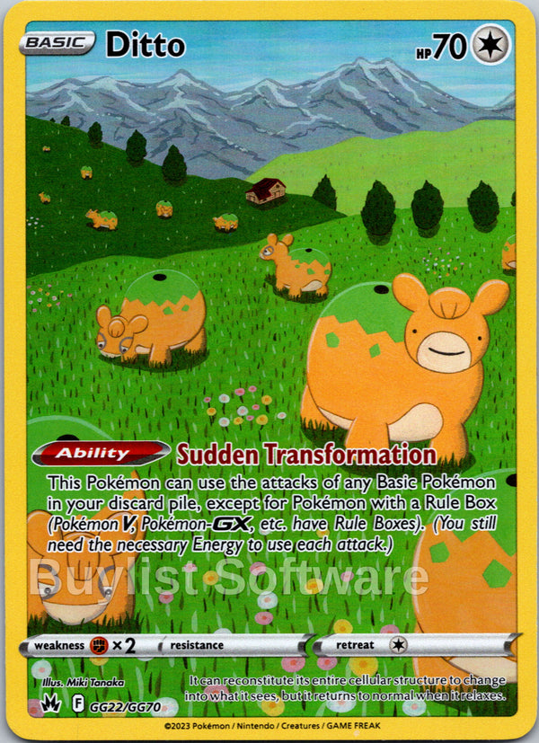Ditto [GG22/GG70] [Crown Zenith: Galarian Gallery] Holofoil