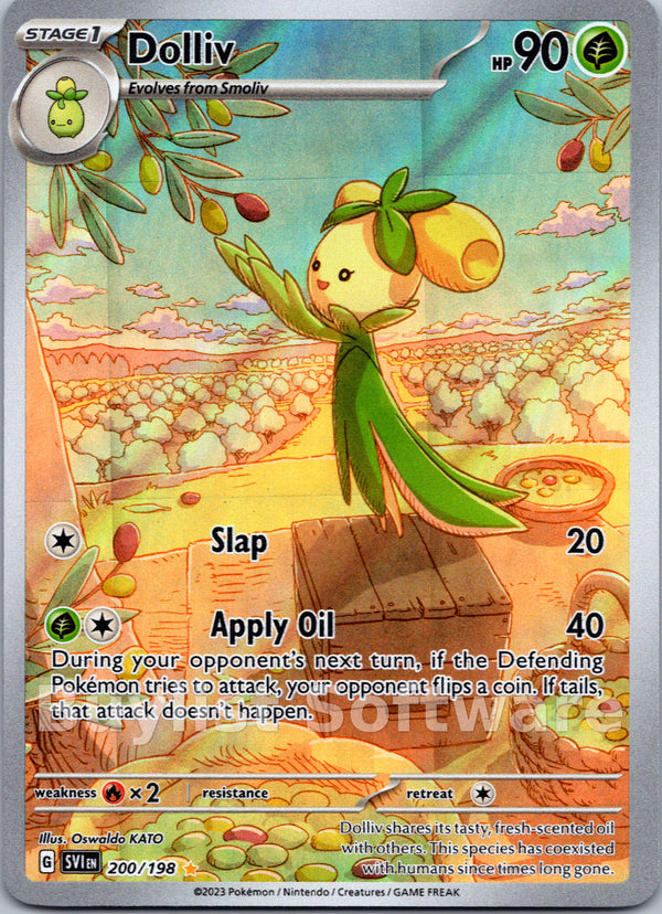 Dolliv [200/198] [Scarlet & Violet Base Set] Holofoil