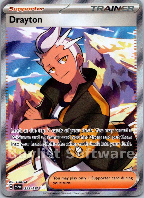 Drayton [232/191] [Surging Sparks] Holofoil